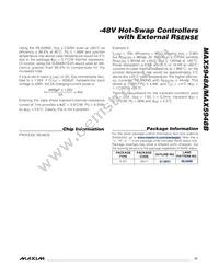 MAX5948AESA+T Datasheet Page 17