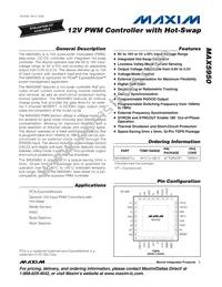 MAX5950ETJ+ Datasheet Cover