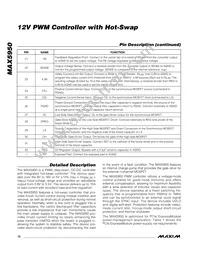 MAX5950ETJ+ Datasheet Page 12