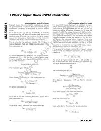 MAX5951ETJ+ Datasheet Page 18