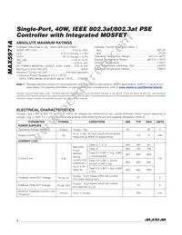 MAX5971AETI+T Datasheet Page 2