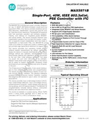 MAX5971BETI+T Datasheet Cover