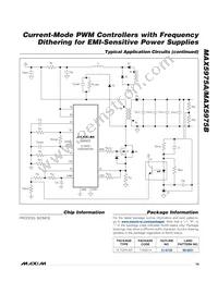 MAX5975AETE+T Datasheet Page 19