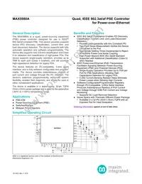 MAX5980AGTJ+T Datasheet Cover