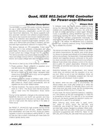 MAX5980GTJ+ Datasheet Page 15