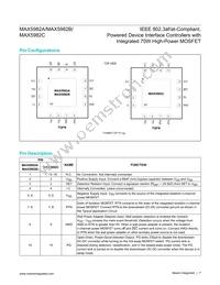 MAX5982CETE+ Datasheet Page 7