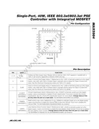 MAX5984DETI+T Datasheet Page 11