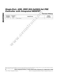 MAX5984DETI+T Datasheet Page 22