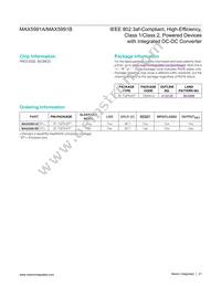 MAX5991BETE+ Datasheet Page 21