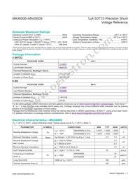 MAX6006BEUR-T Datasheet Page 2