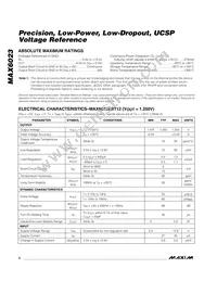 MAX6023EBT50+T Datasheet Page 2