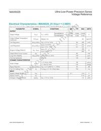 MAX6029ESA25+T Datasheet Page 3