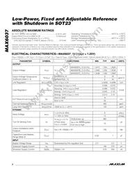 MAX6037CAUK33+ Datasheet Page 2