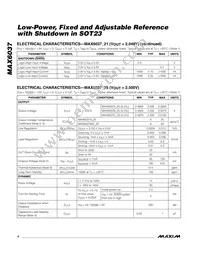 MAX6037CAUK33+ Datasheet Page 4