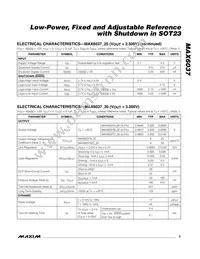 MAX6037CAUK33+ Datasheet Page 5