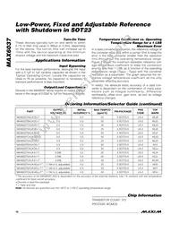 MAX6037CAUK33+ Datasheet Page 16