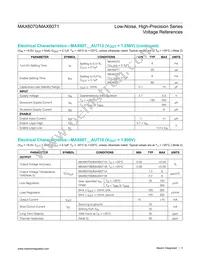 MAX6070BAUT12/V+T Datasheet Page 3