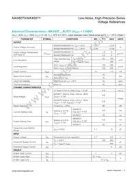 MAX6071AAUT30+ Datasheet Page 5