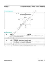 MAX6079ALA25+ Datasheet Page 6