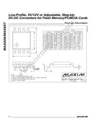 MAX607EUA+T Datasheet Page 12