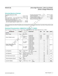 MAX6126A28+T Datasheet Page 2