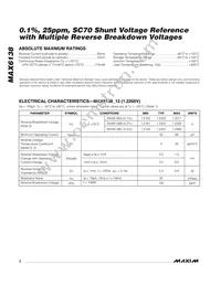 MAX6138AEXR50/GG8 Datasheet Page 2