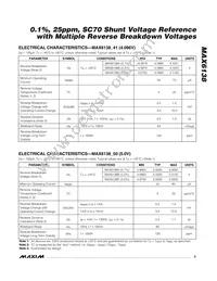 MAX6138AEXR50/GG8 Datasheet Page 5