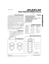 MAX620CWN+T Datasheet Cover