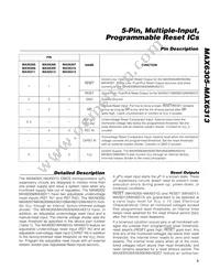 MAX630MSA/PR+T Datasheet Page 5