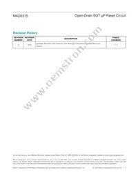MAX6315US44D4+T Datasheet Page 7