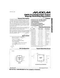 MAX632AC/D Datasheet Cover
