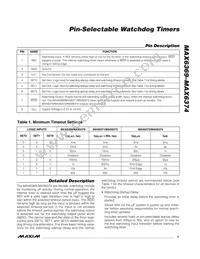 MAX6369KA Datasheet Page 5