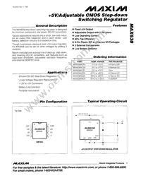 MAX638AC/D Datasheet Cover