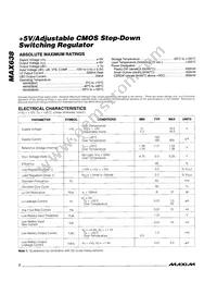 MAX638AC/D Datasheet Page 2