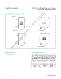 MAX6390XS30D4+ Datasheet Page 9