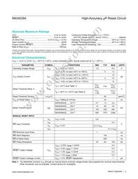 MAX6394US310D2+T Datasheet Page 2