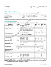 MAX6394US480D1+ Datasheet Page 2