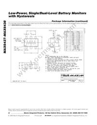 MAX6428EIUR+ Datasheet Page 20