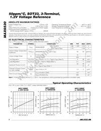 MAX6520EUR+T Datasheet Page 2