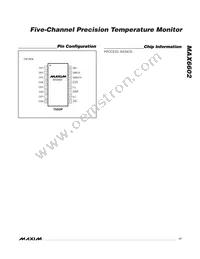 MAX6602UE9A+T Datasheet Page 17