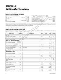 MAX6618AUB+TG126 Datasheet Page 2