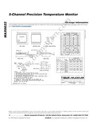MAX6622UE9A+T Datasheet Page 18
