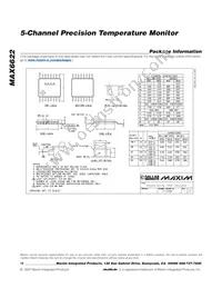 MAX6622UE9A+TG24 Datasheet Page 18