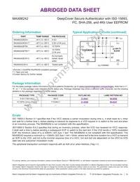 MAX66242ETB+T Datasheet Page 16