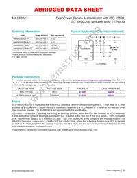 MAX66242ISA-A+T Datasheet Page 15