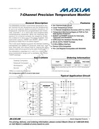 MAX6636UP9A+TG05 Datasheet Cover