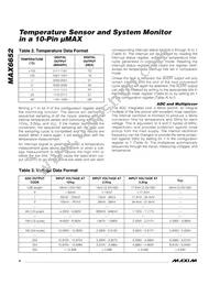 MAX6652AUB+T Datasheet Page 6