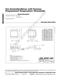 MAX6665ASA70+ Datasheet Page 6