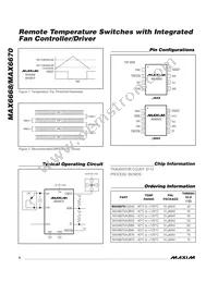 MAX6670AUB40+T Datasheet Page 6