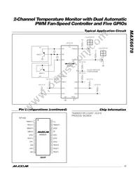 MAX6678AEP92+ Datasheet Page 17